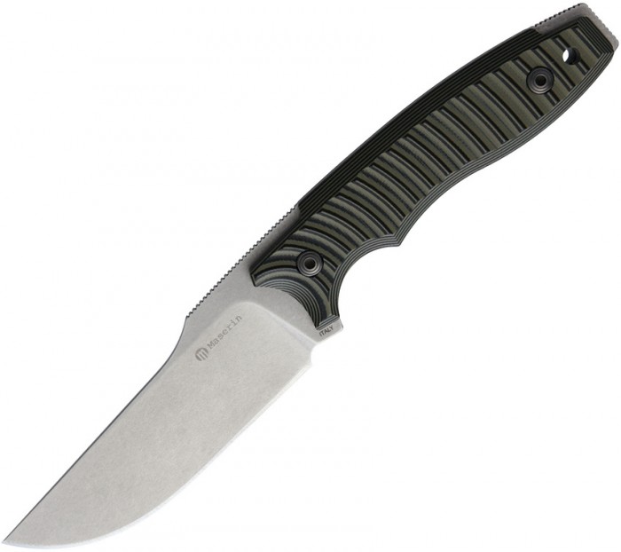 MASERIN MAS919G10NV LEO Fixed Blade Green & Black