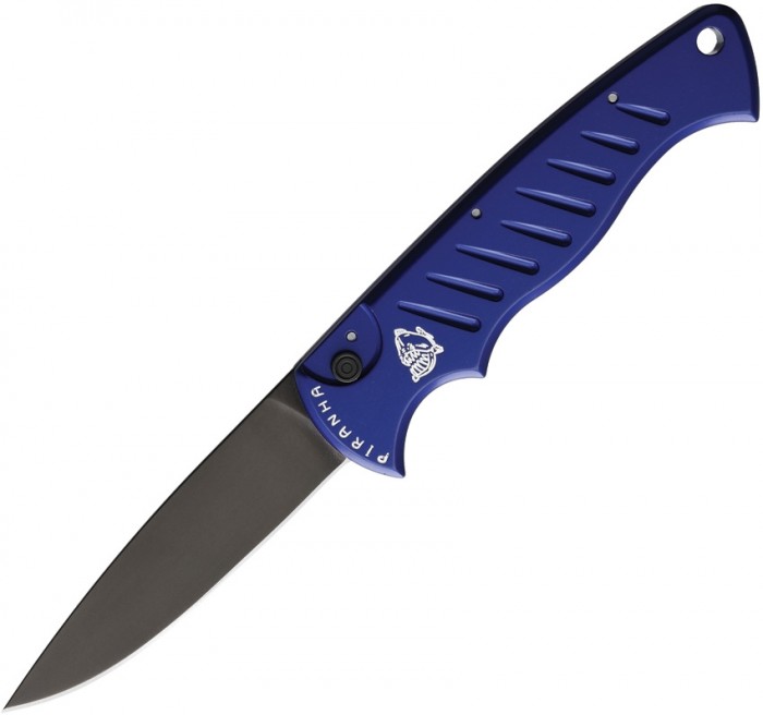PIRANHA Knives Auto Pocket Tactical Button PKCP1BT