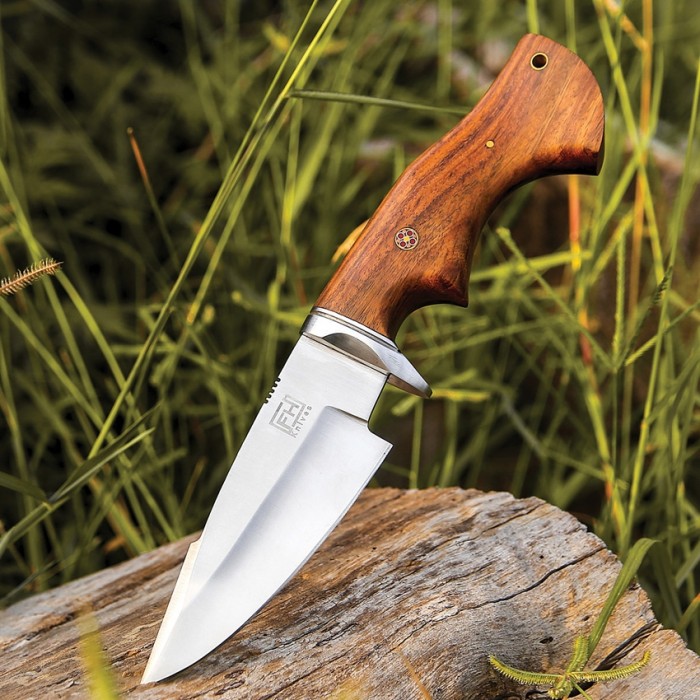 FH Knives Fixed Blade Brown Wood FHKMLK002