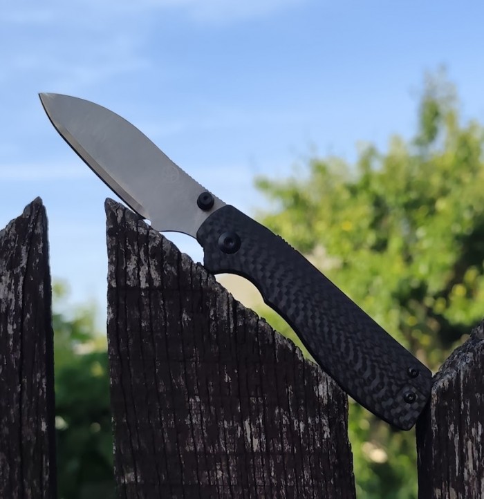 SANDRIN KNIVES Sandrin Torino Carbon, Volframcarbid, Recoil Lock SK-SK4