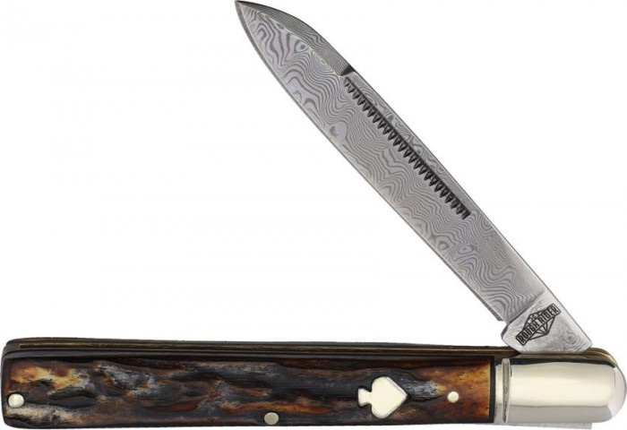 Rough Rider Doctor Cinnamon Bone Damascus RR2526