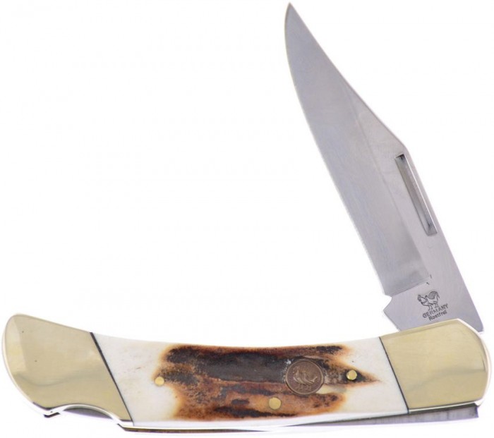 Hen & Rooster Lockback Deer Stag HRI361DS