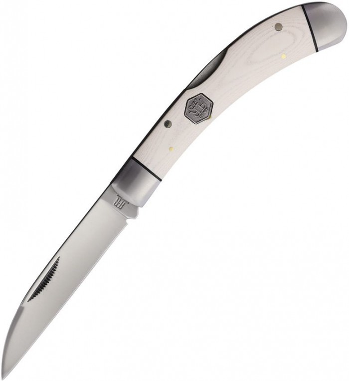 Rough Rider Lockback White Micarta RR2712