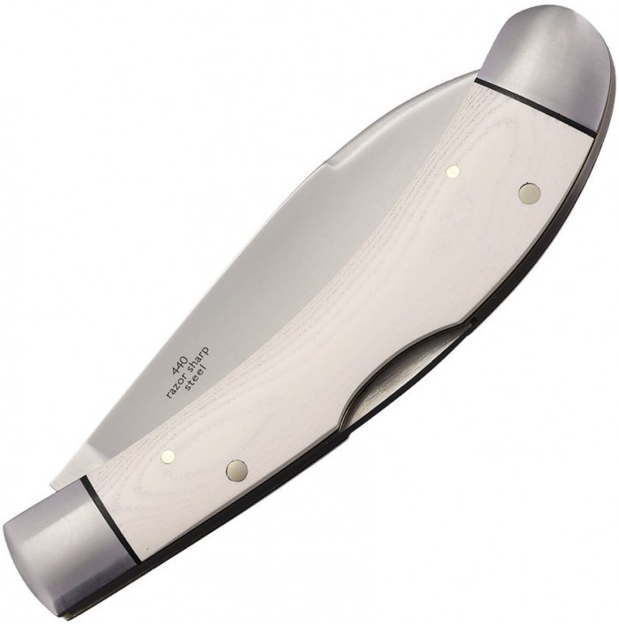 Rough Rider Lockback White Micarta RR2712