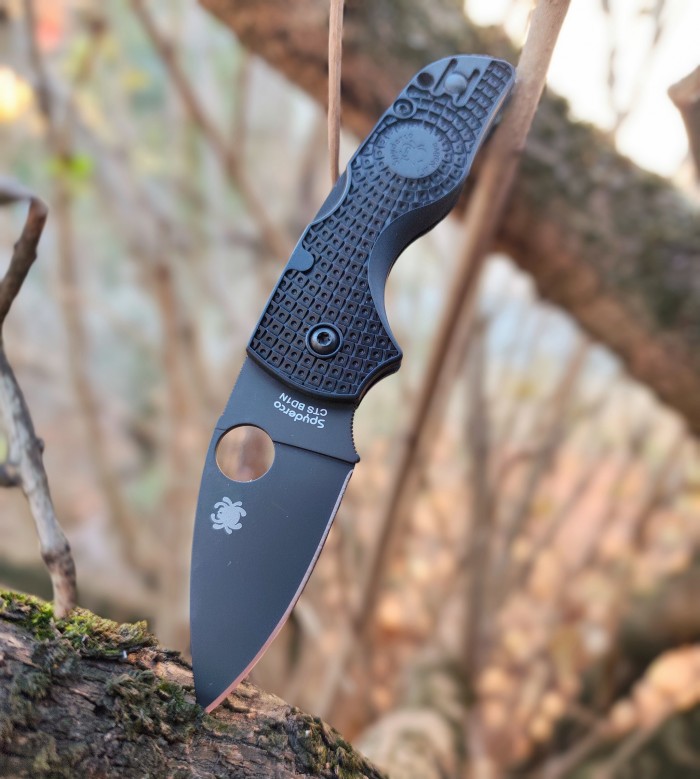 Spyderco Lil' Native Lockback Black SC230PBBK