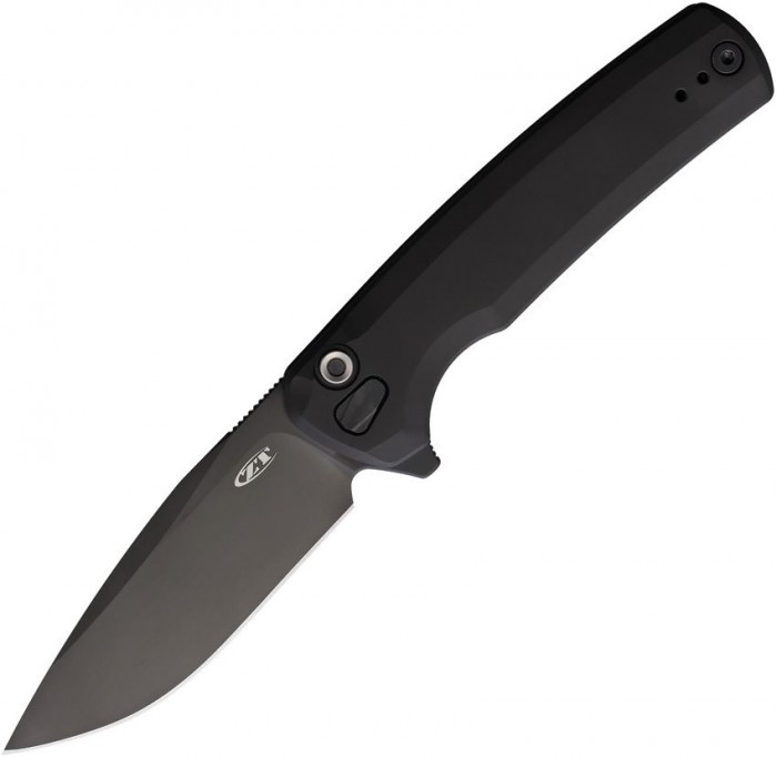 ZT 0044 Button Lock Black Ti ZT0044BLK