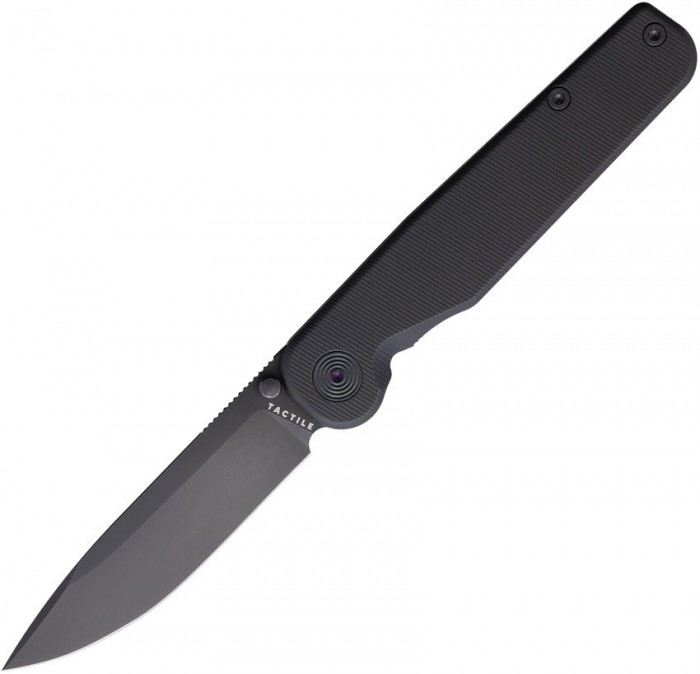Tactile Rockwall Linerlock Black TKCRTMCDL