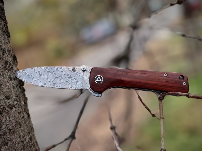 QSP Knife Hawk Linerlock Cocbolo QS131B2