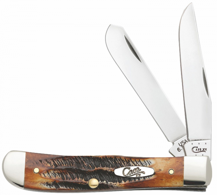 Case SS Burnt BoneStag® Trapper CA03573