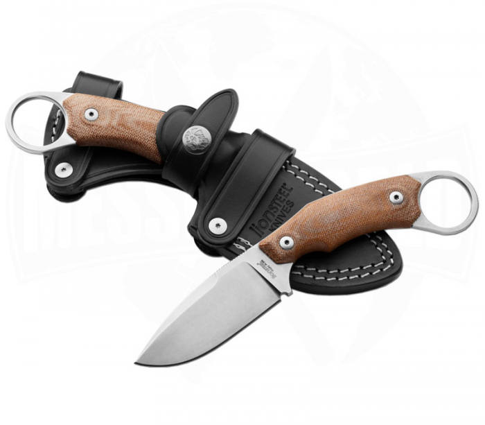 LionSteel H2 Micarta Natural 02LS056