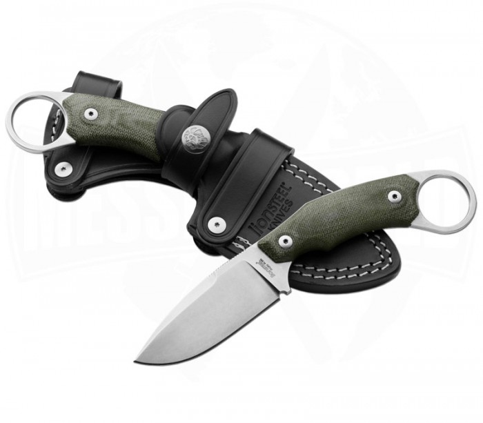 LionSteel H2 Micarta Green 02LS055