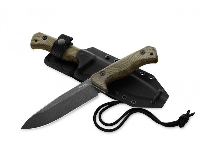 LionSteel T6 Micarta Green BB 02LS075