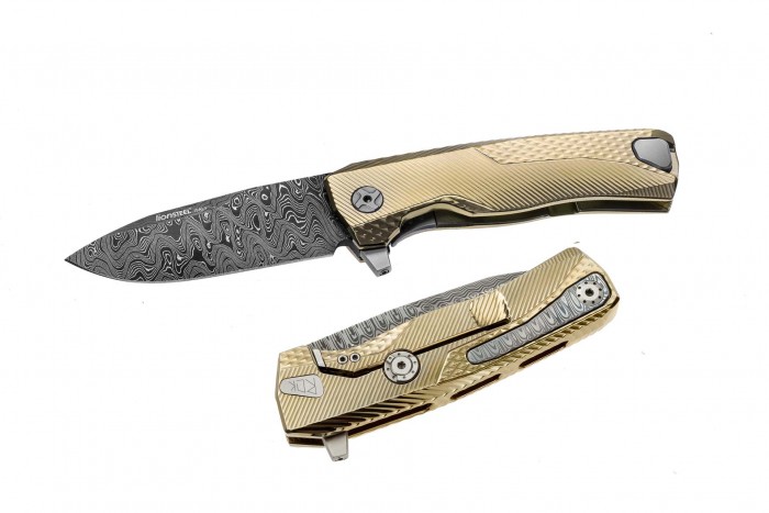 LionSteel ROK Damast Gold 01LS137DAM