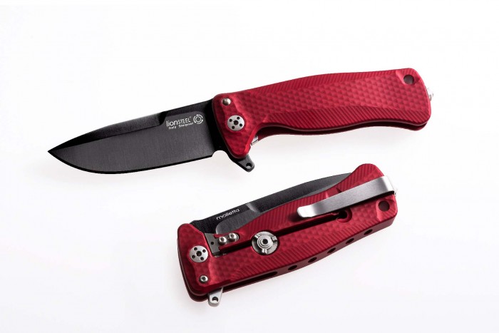 LionSteel SR22 Aluminium Red Black 01LS126