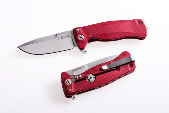 LionSteel SR22 Aluminum Red Satin 01LS123