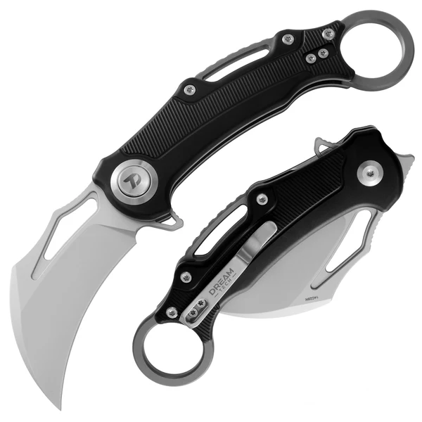 Dreamtech Button Lock Karambit Black DTK4221AB