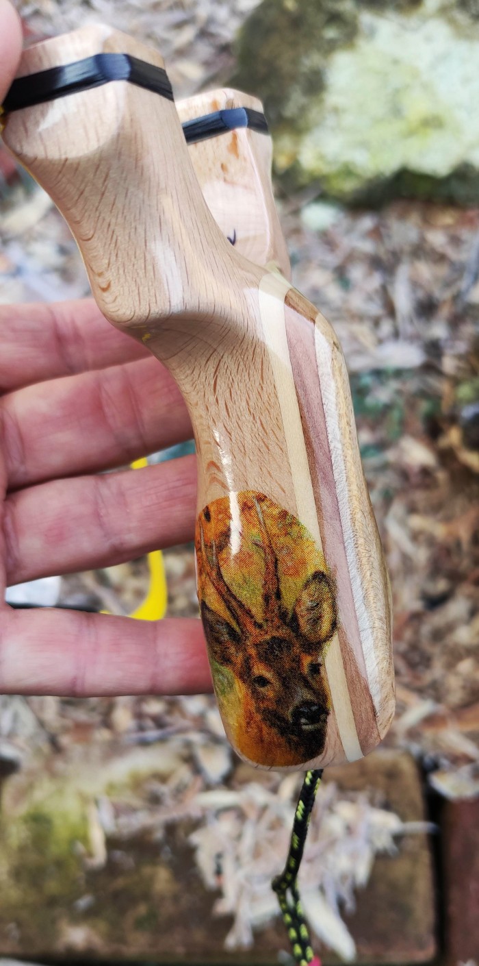 Zana egyedi kézzel készített csúzli! Z023 Őz!