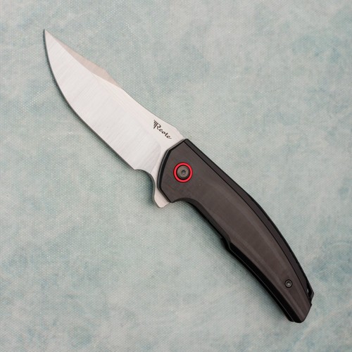 Reate Jack Jr Framelock Satin/Red REA201