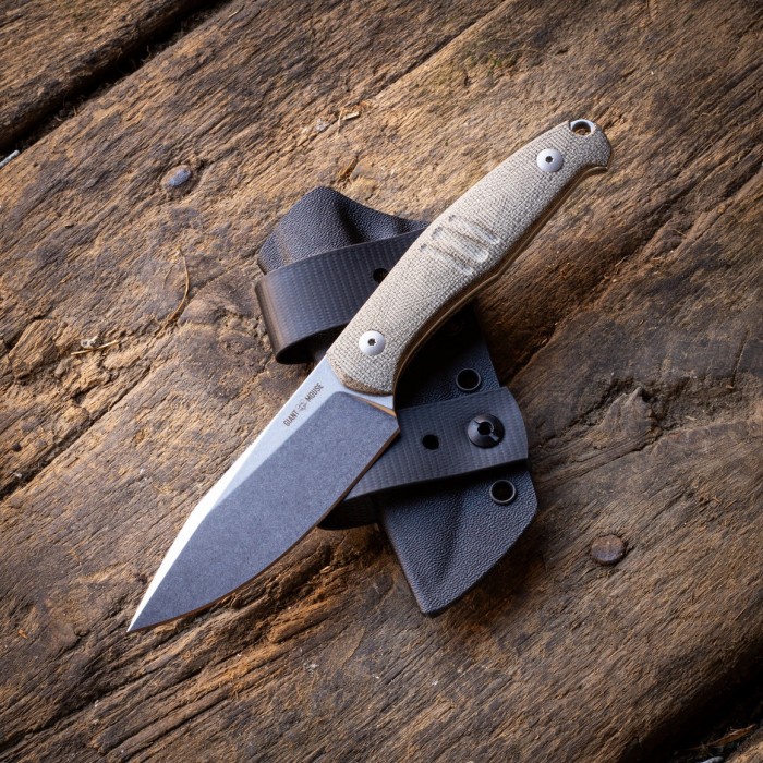 GiantMouse GMF2 Scout Fixed Blade Grn GM12122