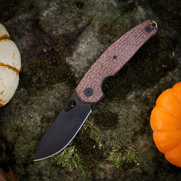 GiantMouse Ace Jagt Linerlock Burlap PVD GM12993