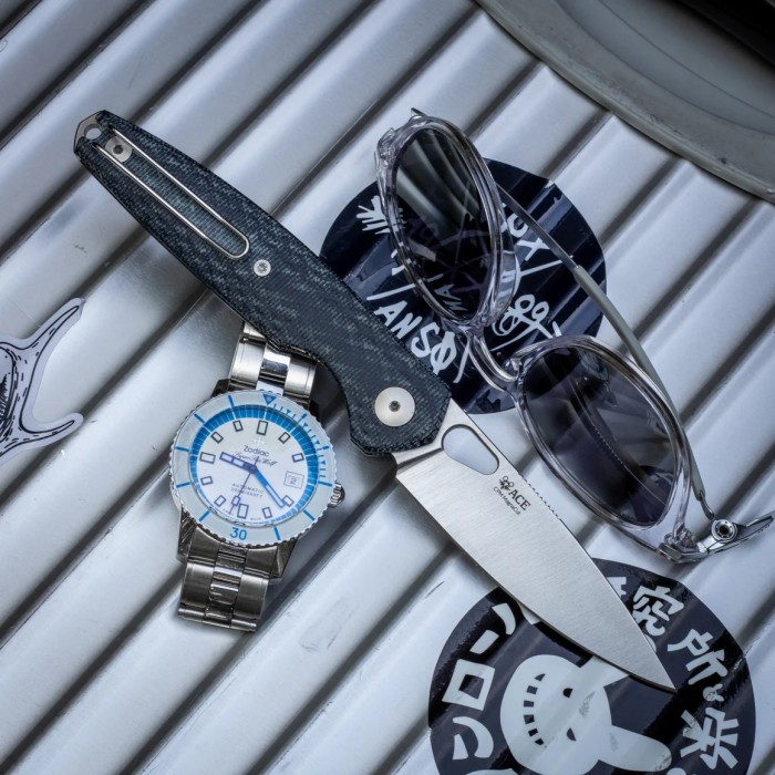 GiantMouse ACE REO Linerlock Denim GM11514