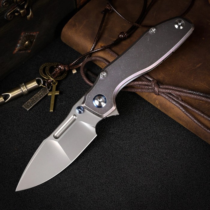 REMETTE TwoFace Framelock Purple RMTDSTFB