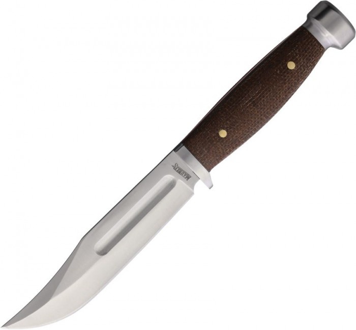 Marble's Fixed Blade Brown Micarta MR737