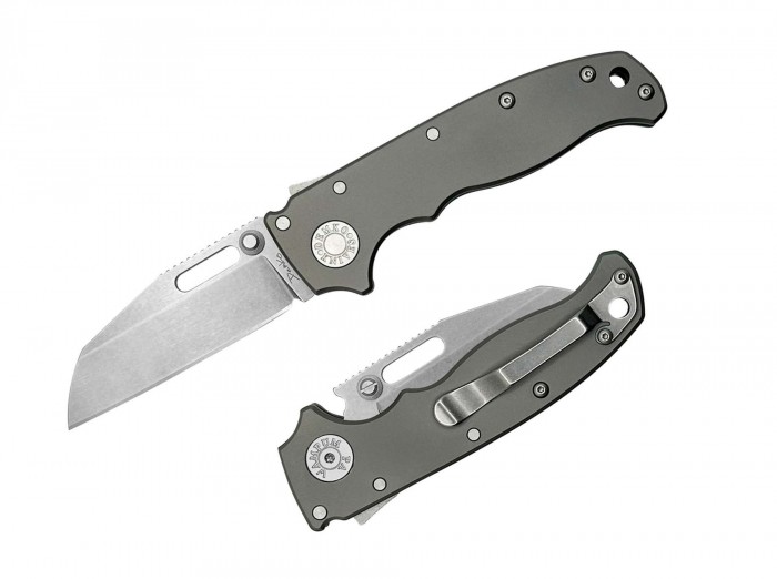 Demko Knives AD20.5 Shark Foot 20CV Titanium Smooth 01DK005