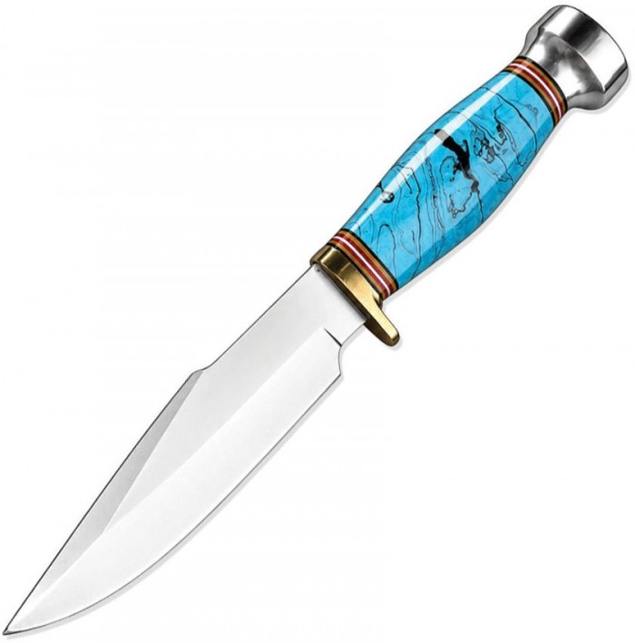 ElitEdge Hunting Fixed Blade Turquoise EE20704BL