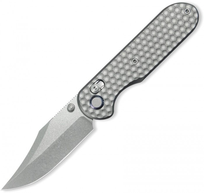 GEO Knife Ethereal Cutter Axis Lock Gry GEO2401A