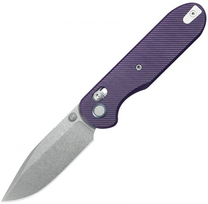 GEO Knife Ethereal Cutter Axis Lock Purp GEO2402L