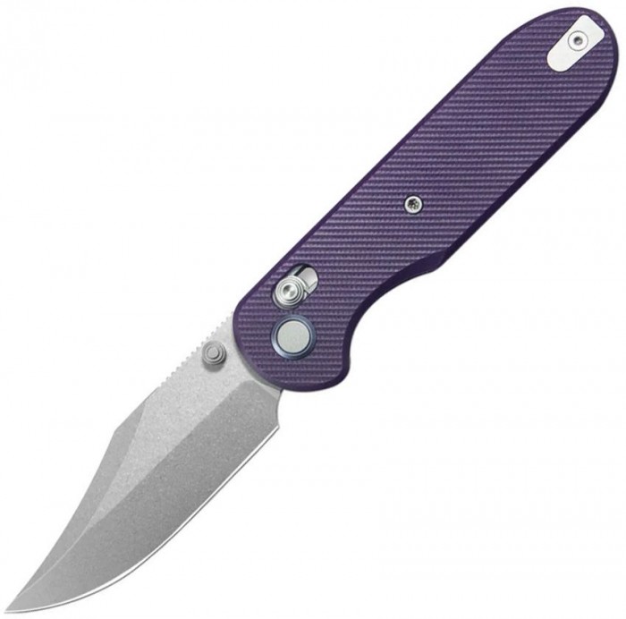 GEO Knife Ethereal Cutter Axis Lock Purp GEO2401L