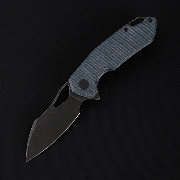 FerraMonster Glideman Linerlock Blue Mic FMR23003CPC