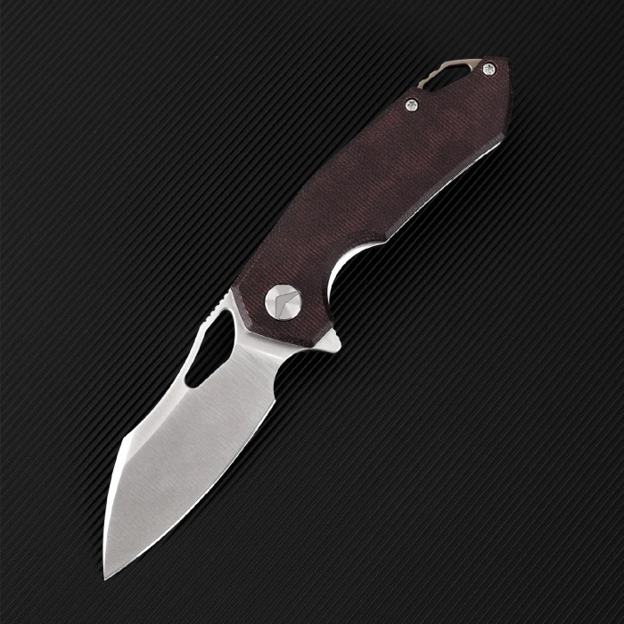FerraMonster Glideman Linerlock Micarta Red FMR23003CPB
