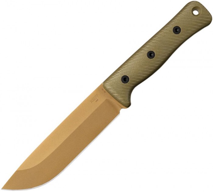 Reiff Knives F6 Leuku Gen 2 Fixed Blade G10 REKF601DODGBLKA