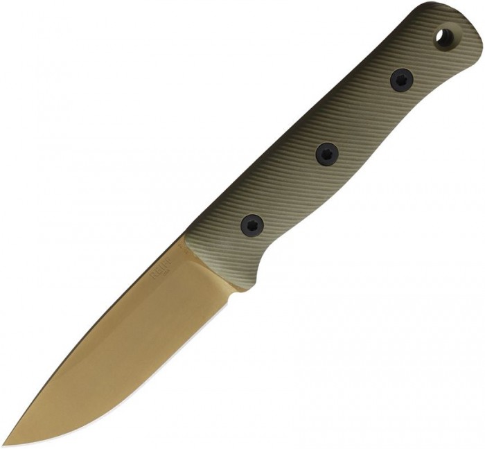 Reiff Knives F4 Bushcraft Gen 2 FDE ODG10 REKF401DODGBLKA