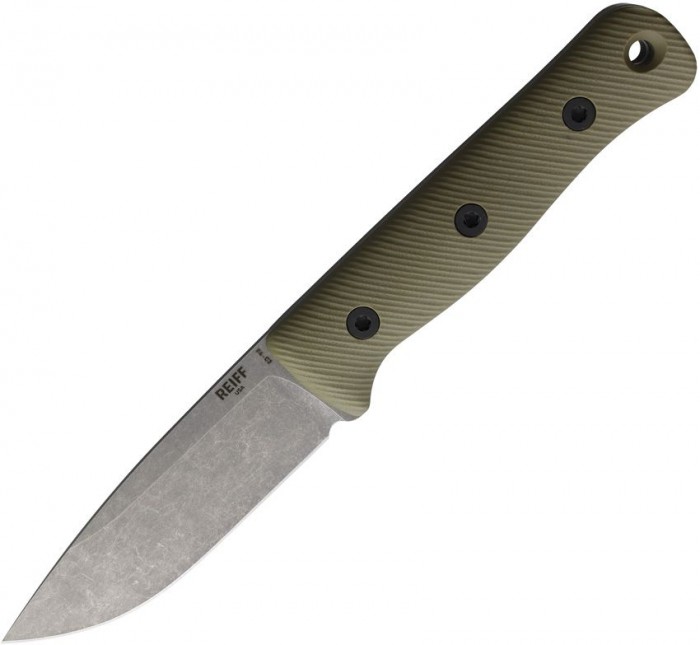 Reiff Knives F4 Bushcraft Gen 2 ODG10 REKF4019ODGBLKA