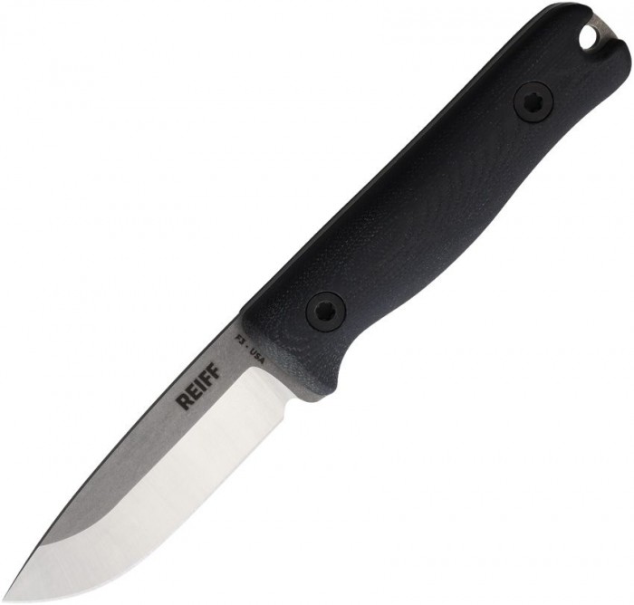 Reiff Knives F3 EDC Fixed Blade G10 REKF311EBLGBLKA