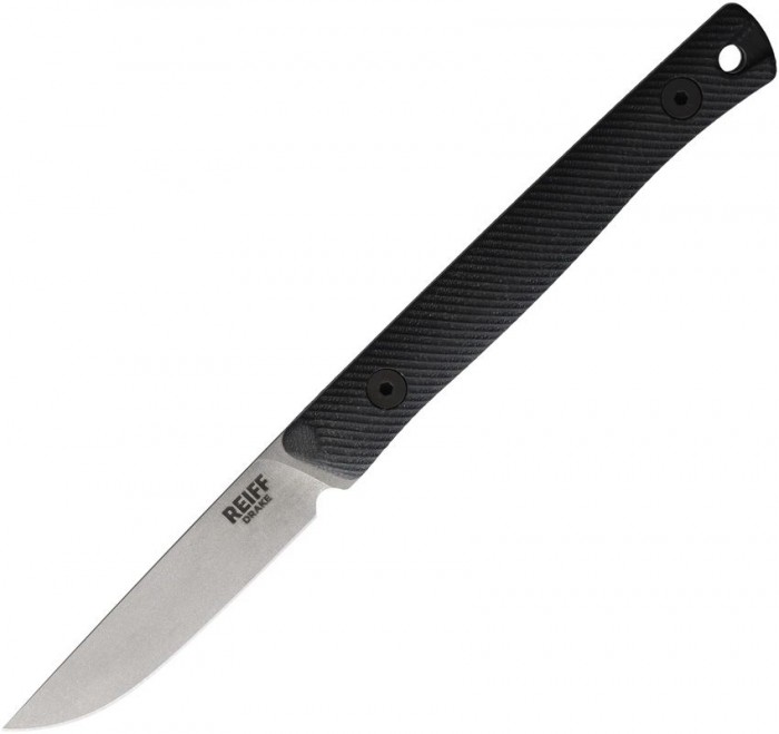 Reiff Knives Drake Bird & Trout Fixed Blade REKDK319BLGBLKA