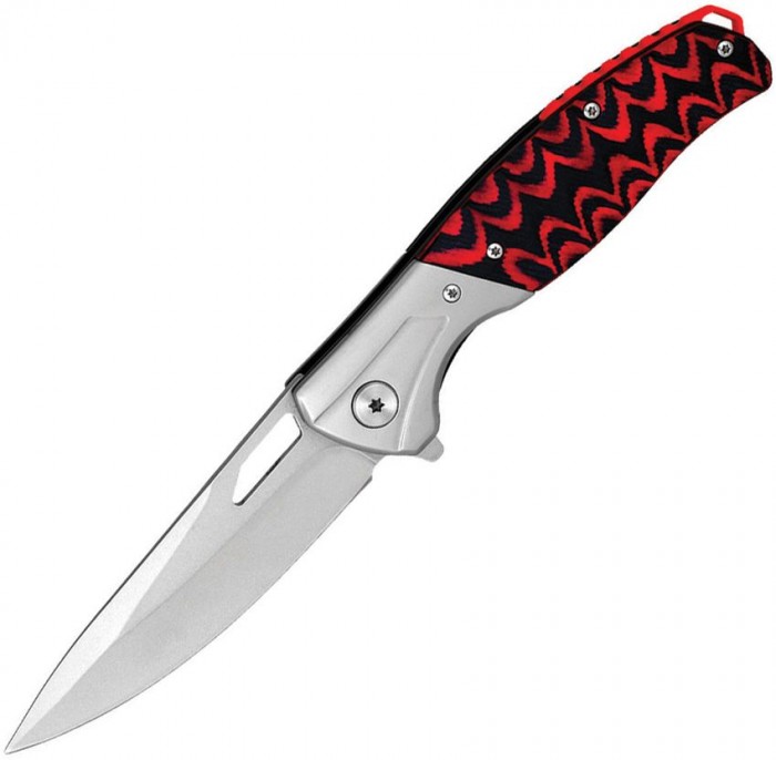 ElitEdge Linerlock Blk/Red Micarta EE10B036SRD