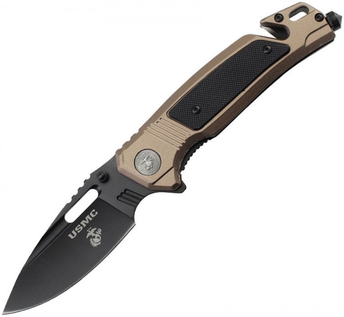 USMC Rescue Linerlock A/O Bronze USMA3010GN