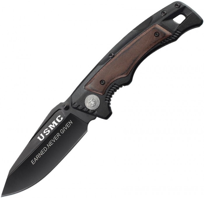 USMC Linerlock USM3011BK