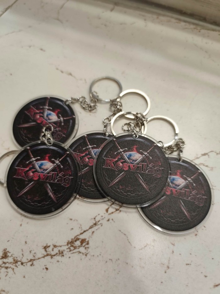 Késvilág kulcstartó