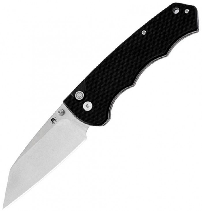 Klaken Knives Frontline Button Lock Black KKNJ314BK