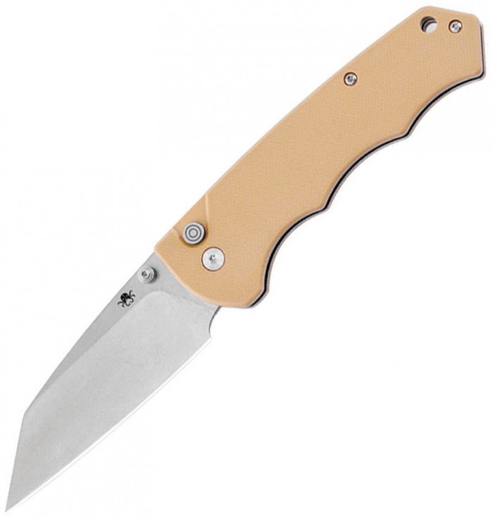 Klaken Knives Frontline Button Lock Khaki KKNJ314KI