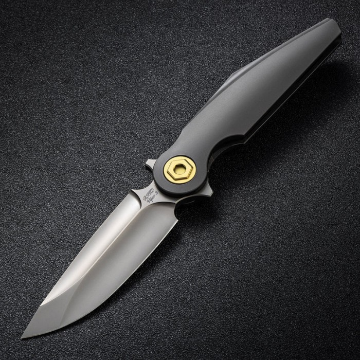 Rike Knife Viper 3 Framelock Dark Gray RK0208