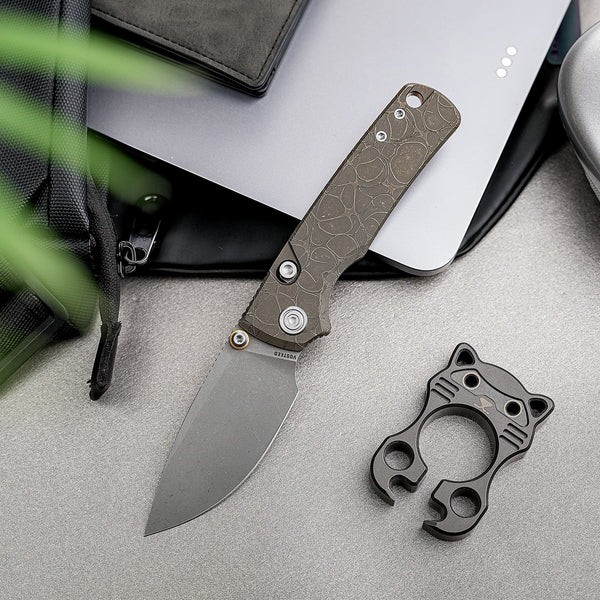 Vosteed Porcupine TiSlim Top Linerlock VOSA4811