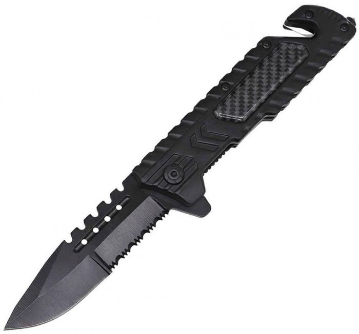 ElitEdge Rescue Linerlock Black EE10B031BKCF