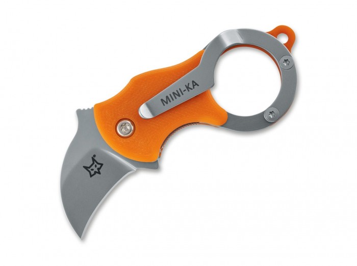 Fox Knives Mini-Ka Orange Sandblasted 01FX326
