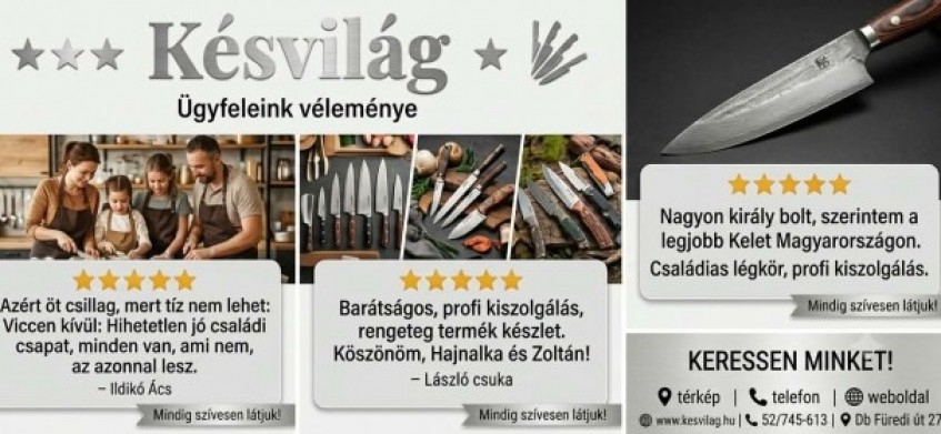Kés webáruház